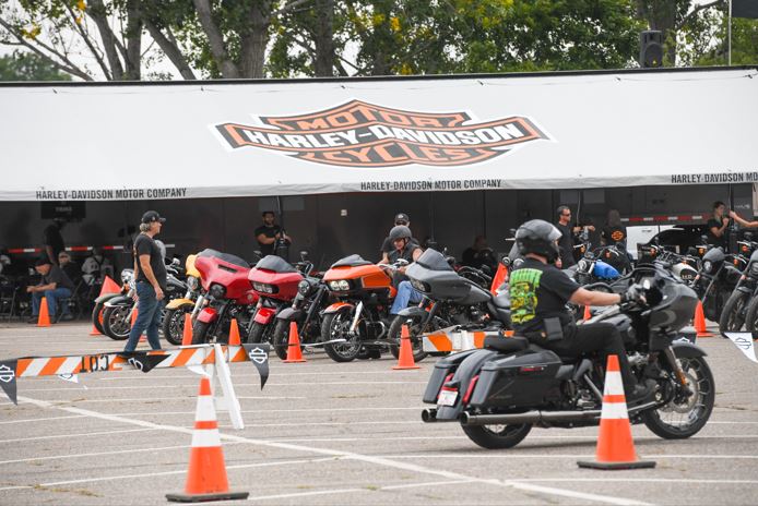 SARA Park Fall Ride Harley-Davidson demo